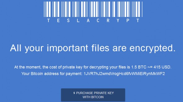 Solucin Ransomware Teslacrypt